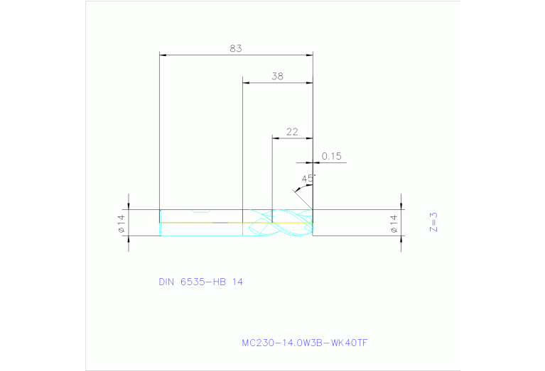 MC230-14.0W3B-WK40TF