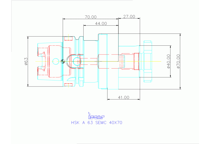 HSK A63 SEMC40X70