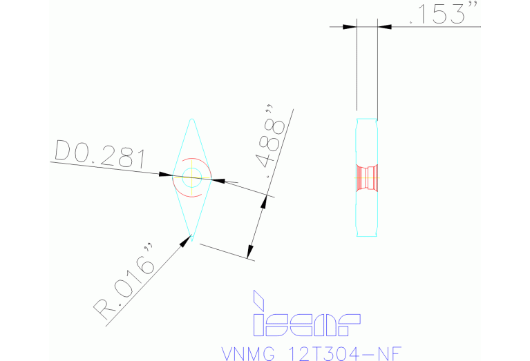 VNMG 12T304-NF IC6015