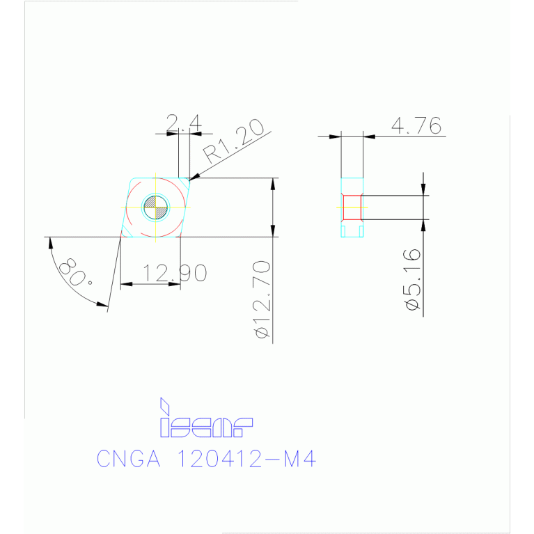 CNGA 120412-M4 IB25HC