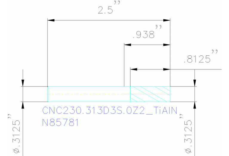 CNC230.313D3S.0Z2 TIALN