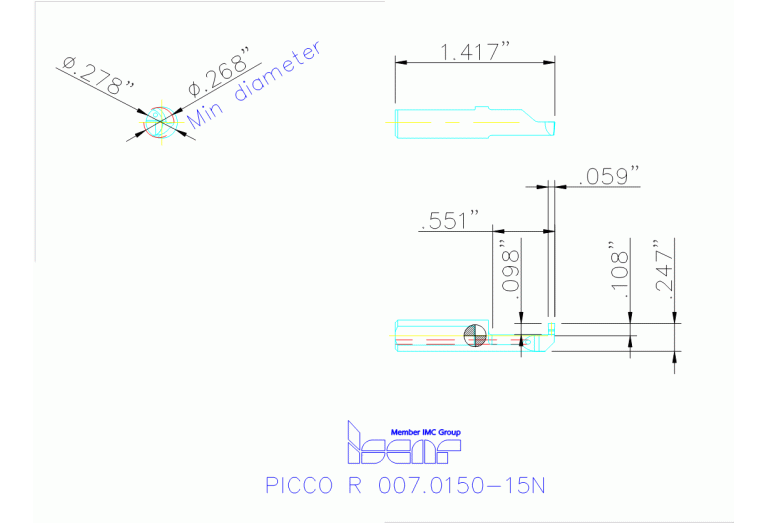 PICCO R 007.0150-15N IC908