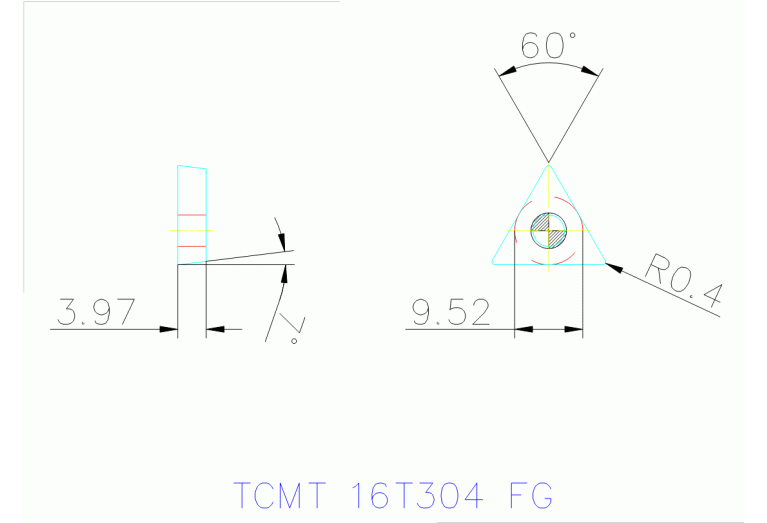 TCMT 16T304 FG TT8080