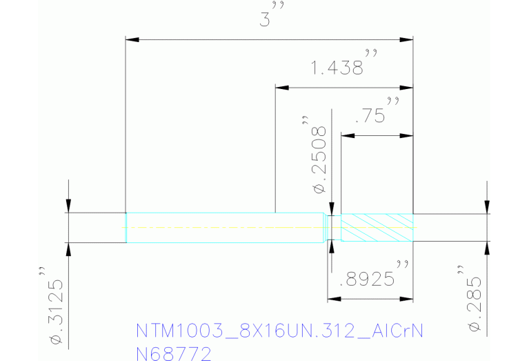 NTM1003/8X16UN.312 ALCRN