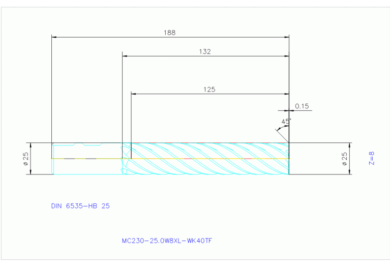 MC230-25.0W8XL-WK40TF