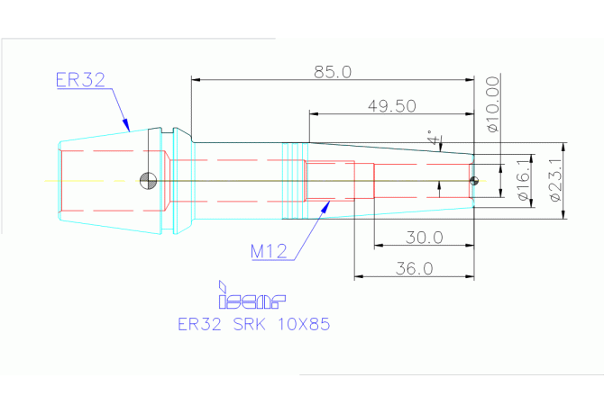 ER32 SRK 10X85