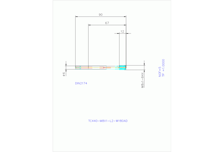 TC440-M8X1-L2-WY80AD