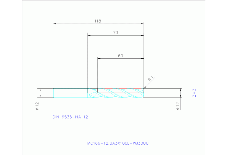 MC166-12.0A3X100L-WJ30UU
