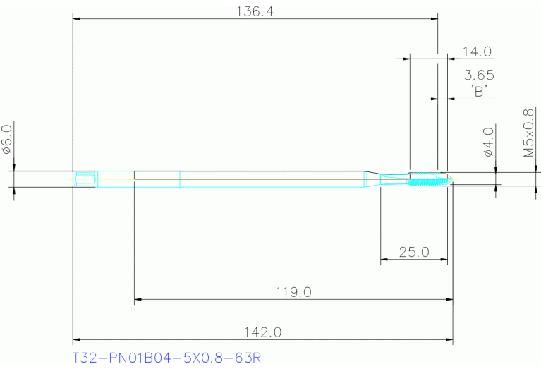 T32-PN01B04-5X0.8-63R