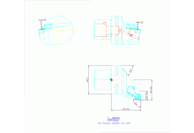 C6 PCLNL-45065-12-JHP