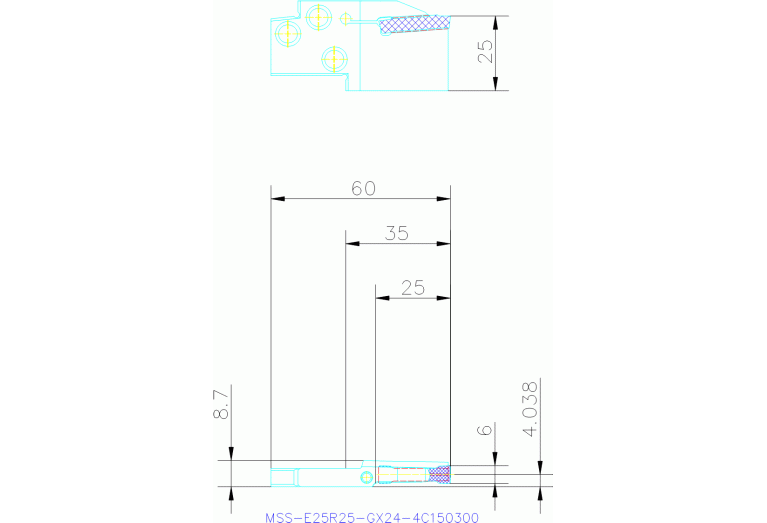 MSS-E25R25-GX24-4C150300