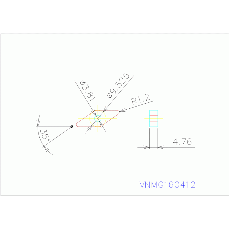 VNMG160412N-LU AC8115P