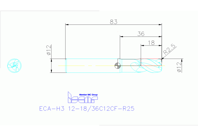 ECA-H3 12-18/36C12CF-R25 IC08