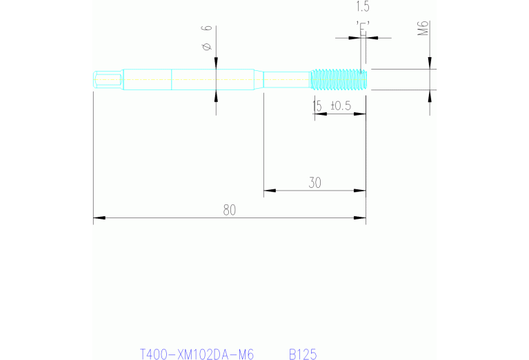 T400-XM102DA-M6 B125