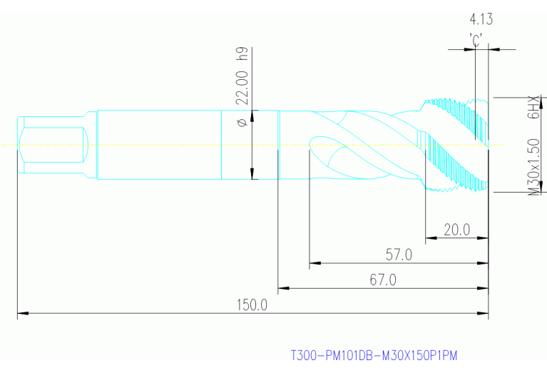 T300-PM101DB-M30X150P1PM