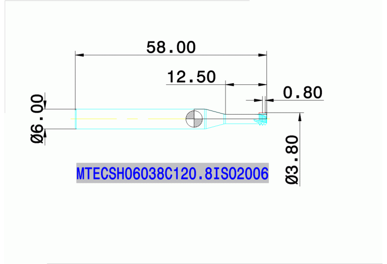 MTECSH 06038C12 0.8ISO IN2006