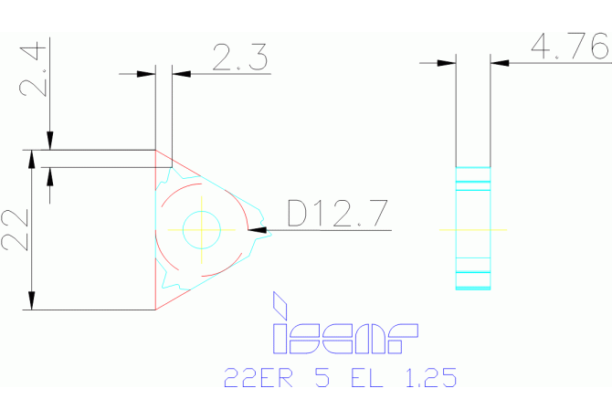 22ER 5 EL 1.25 IC250