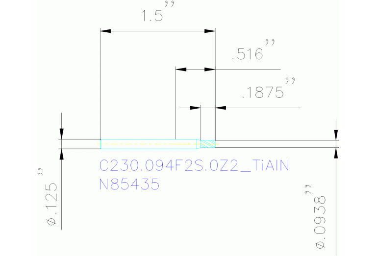 C230.094F2S.0Z2 TIALN
