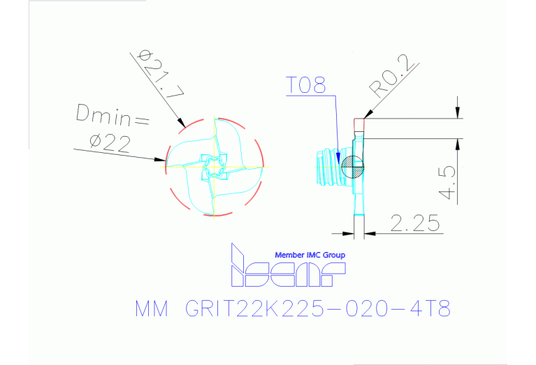 MM GRIT22K225-020-4T8 IC908