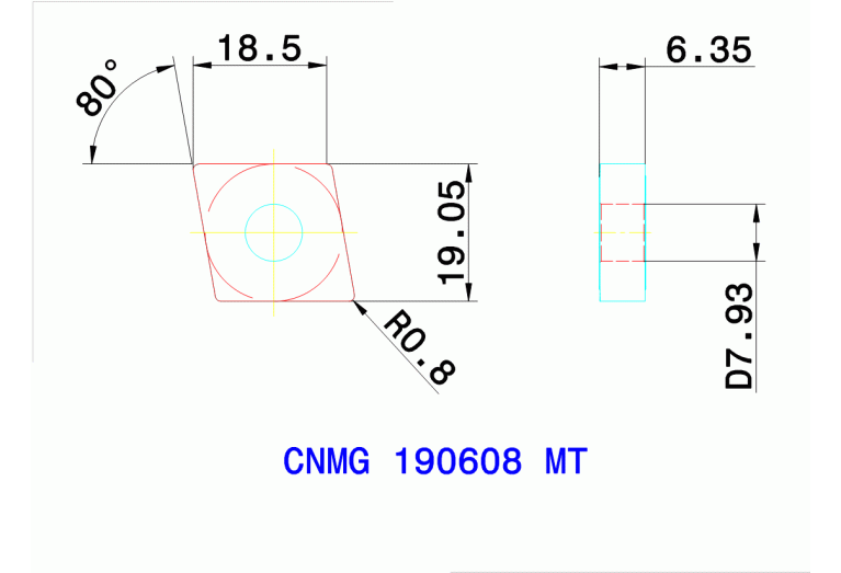 CNMG 190608 PC TT8125B