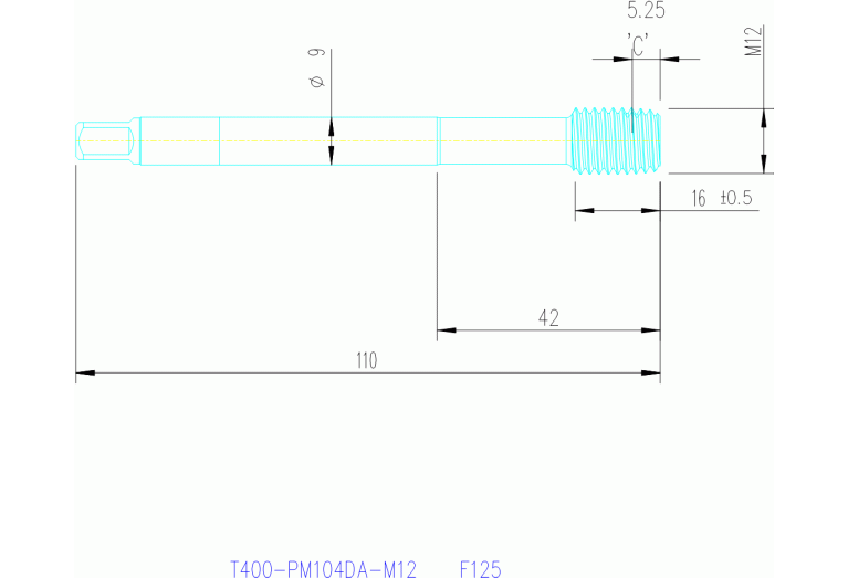 T400-PM104DA-M12 F125