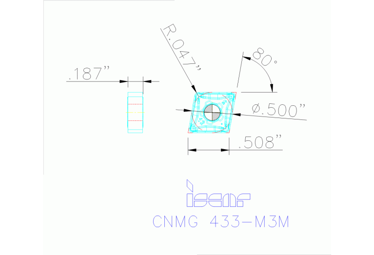 CNMG 120412-M3M IC806