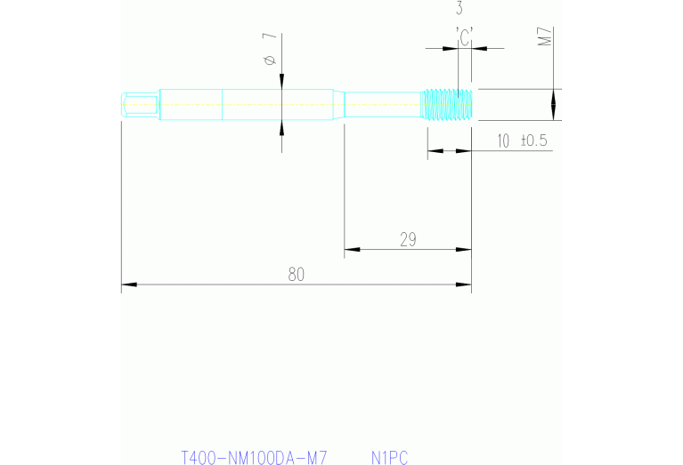 T400-NM100DA-M7 N1PC
