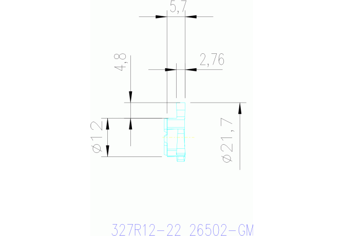 327R12-22 26502-GM 1025