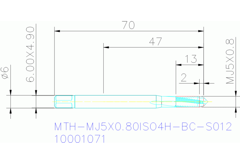 MTH-MJ5X0.80ISO4H-BC-S012