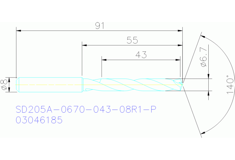 SD205A-0670-043-08R1-P
