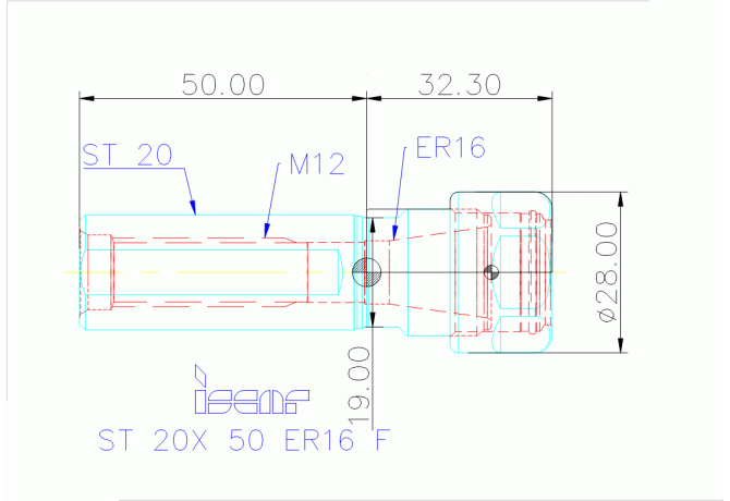 ST 20X 50 ER16 F