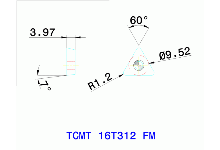 TCMT 16T312 FM TT8115