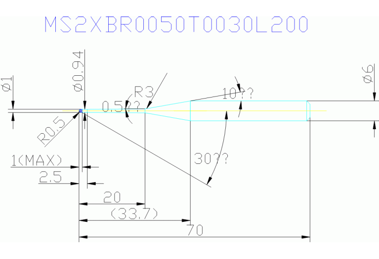 MS2XBR0050T0030L200