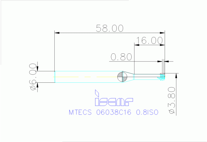 MTECS 06038C16 0.8ISO IC908