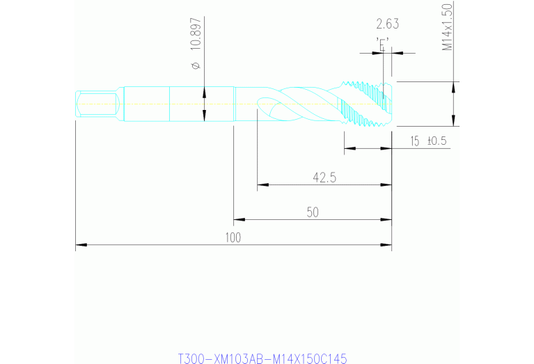 T300-XM103AB-M14X150C145