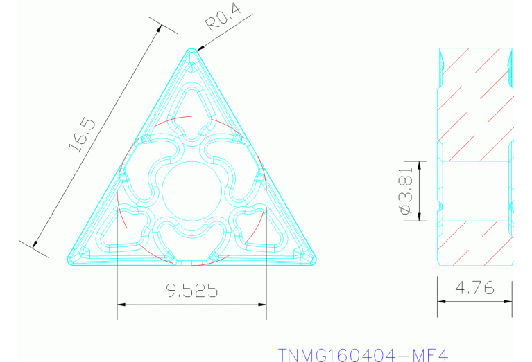 TNMG160404-MF4 TM4000