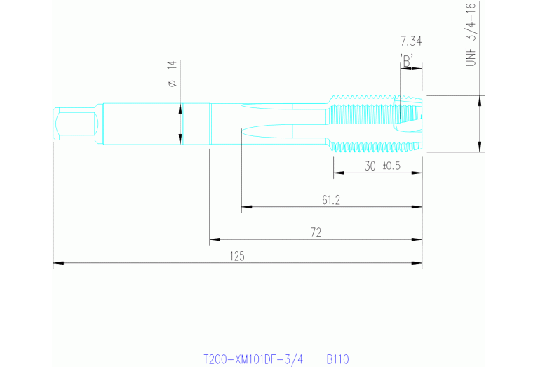 T200-XM101DF-3/4 B150