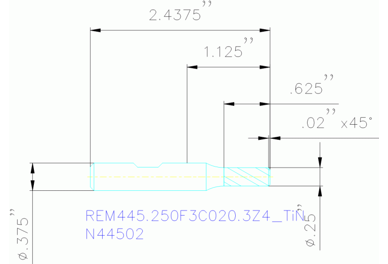 REM445.250F3C020.3Z4 TIN