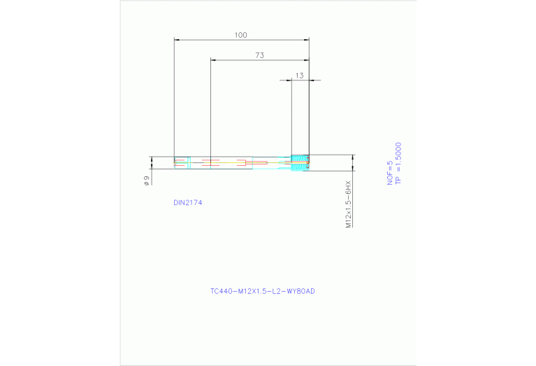 TC440-M12X1.5-L2-WY80AD