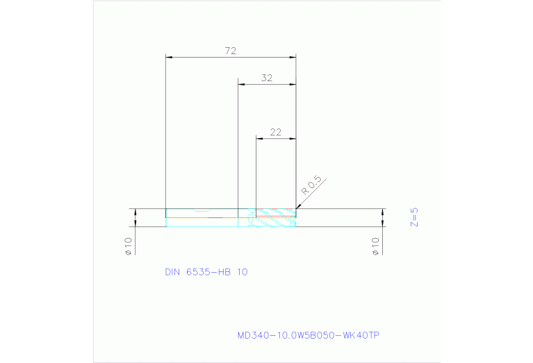 MD340-10.0W5B050-WK40TP