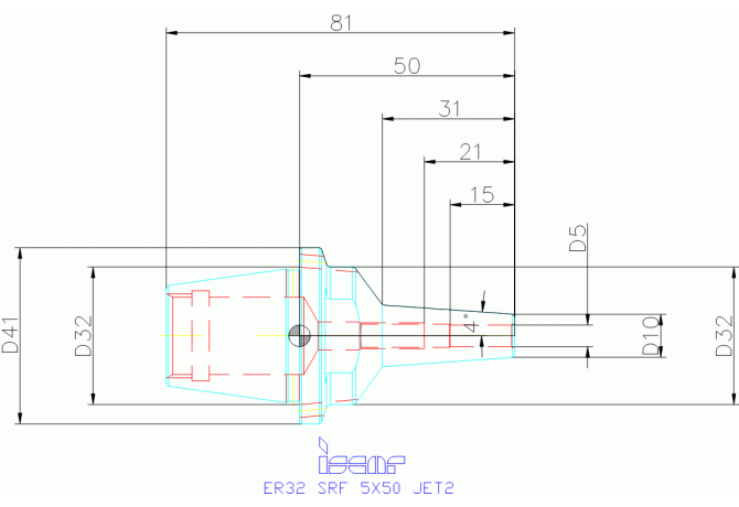 ER32 SRF 5X50 JET2