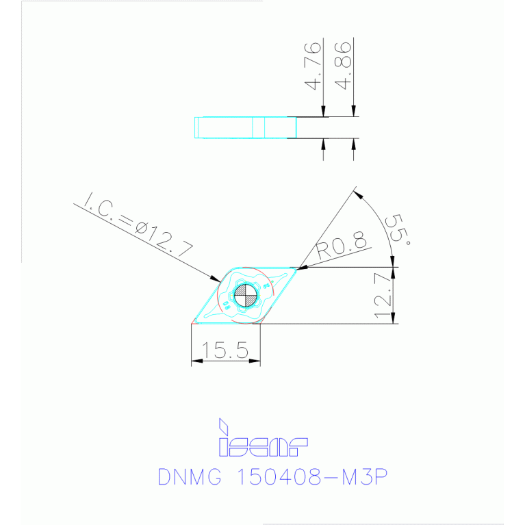 DNMG 150408-M3P IC8150