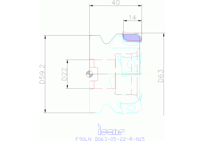 F90LN D063-05-22-R-N15