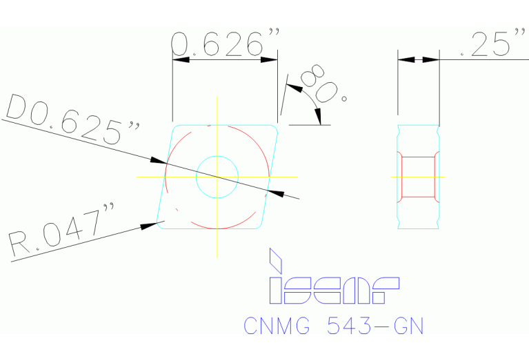 CNMG 160612-GN IC830