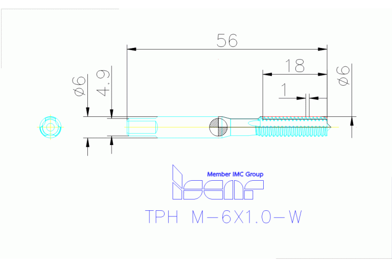 TPH M-6X1.0-W HS