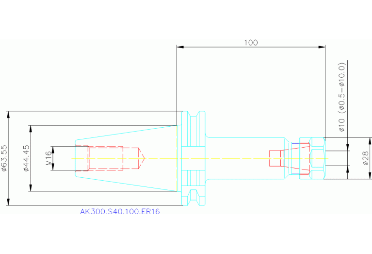 AK300.S40.100.ER16