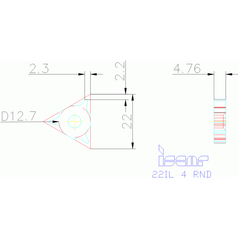 22IL 4 RND IC250