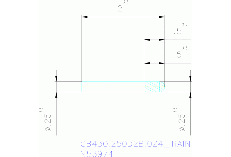 CB430.250D2B.0Z4 TIALN