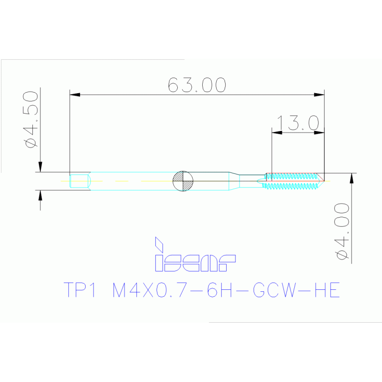 TP1 M4X0.7-6H-GCW-HE