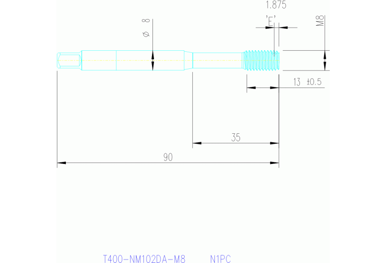 T400-NM102DA-M8 N1PC
